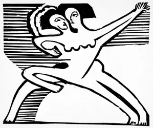 Zwei Tänzer, 1932